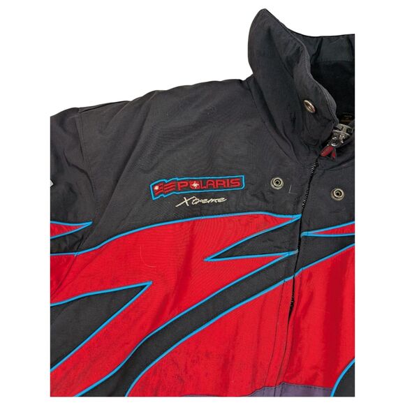 Polaris Extreme Racing Snowmobile Jacket Hein Gerike Mens L Checkered *READ - Picture 4 of 15